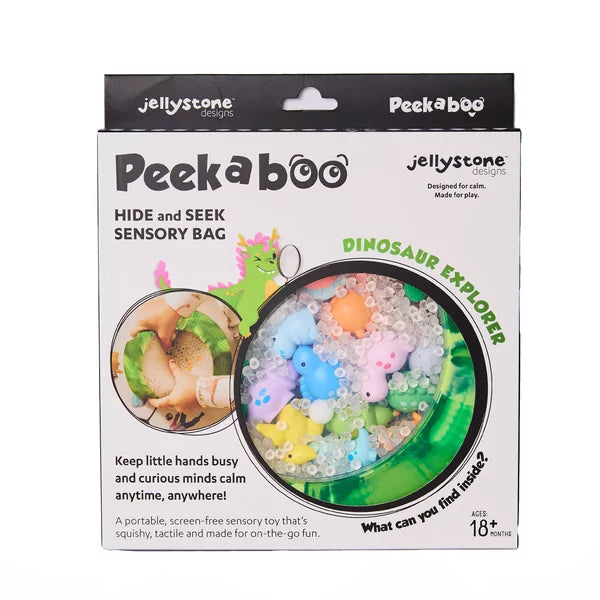 Jellystone Design - Peekaboo Sensorisch Zakje dinosaurus