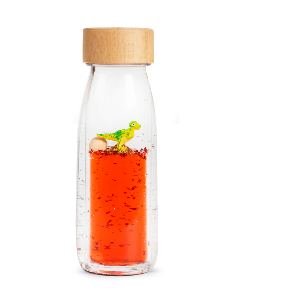 Petit Boum – Sensorische fles – T-Rex