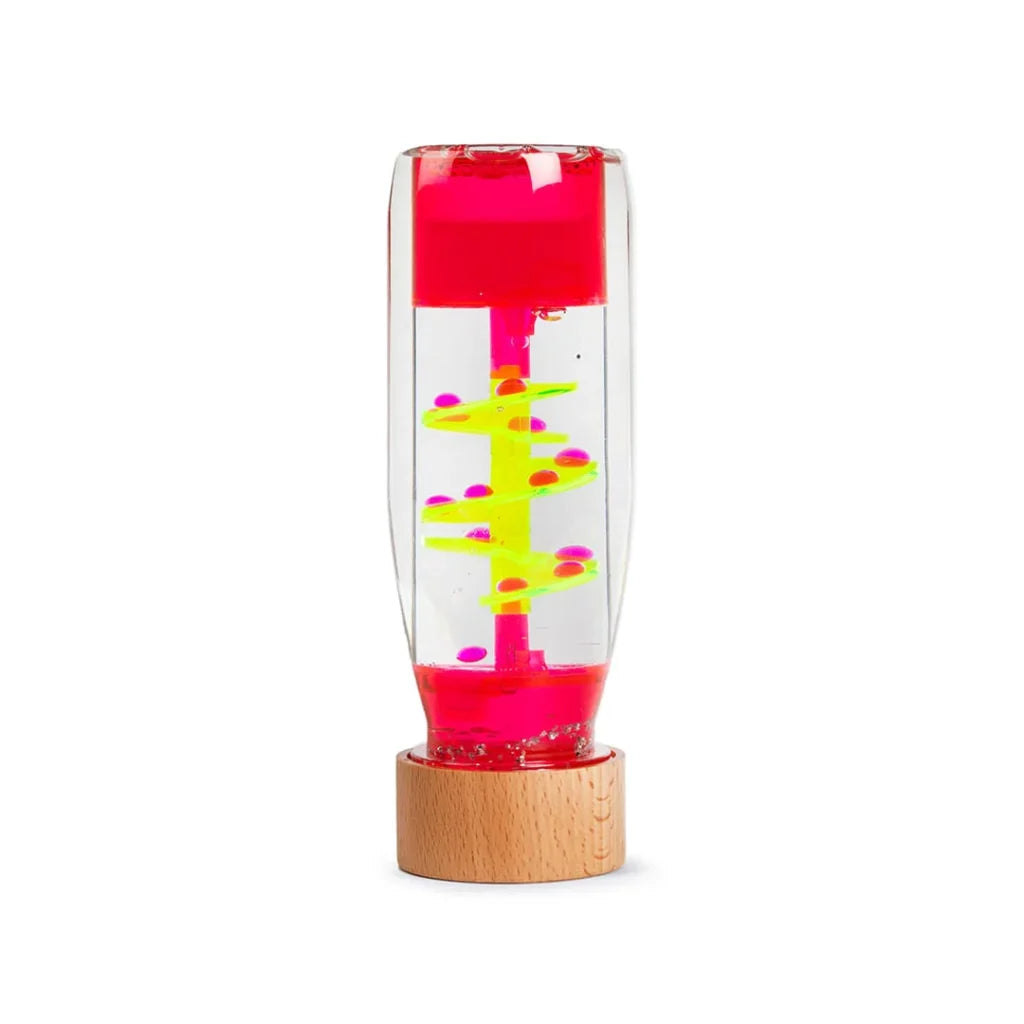 Petit Boum – Sensorische fles – Spiraal Roze