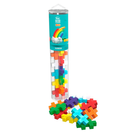 Plus-Plus Big Rainbow 15 Pcs Tube (4353)