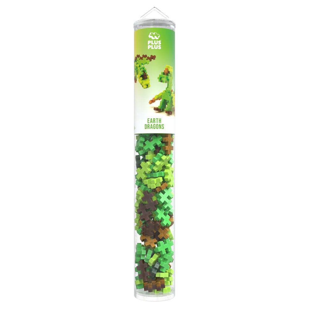 Plus-Plus Earth Dragons 100 Pcs Tube (4376)
