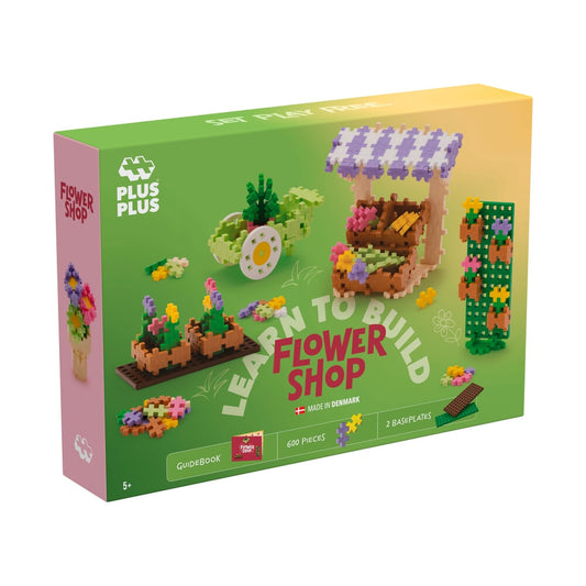 Plus-Plus Learn To Build Flower Shop: 600 stuks (4336)