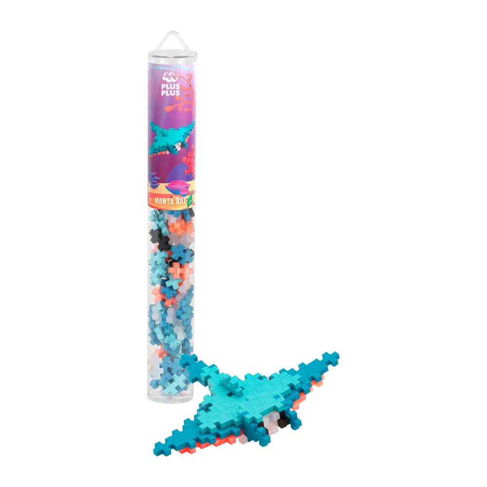 Plus-Plus Manta Ray: 100 stuks Tube (4326)