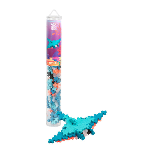 Plus-Plus Manta Ray: 100 stuks Tube (4326)