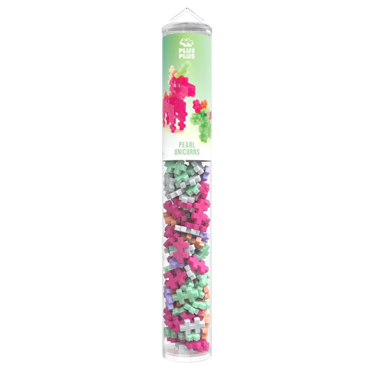 Plus-Plus Pearl Unicorns 100 Pcs Tube (4374)