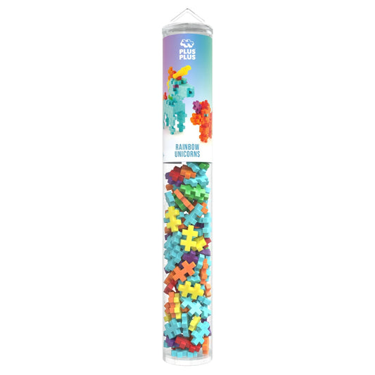 Plus-Plus Rainbow Unicorns 100 Pcs Tube (4372)