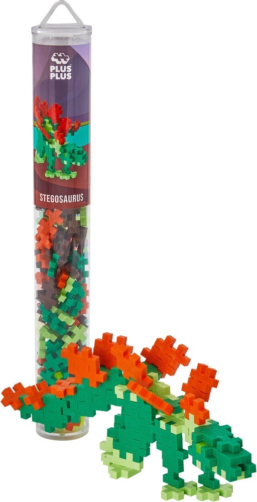 Plus-Plus Tube Stegosaurus: 100 stuks (4093)