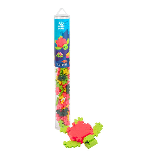 Plus-Plus Zeeschildpand: 100 stuks Tube (4327)