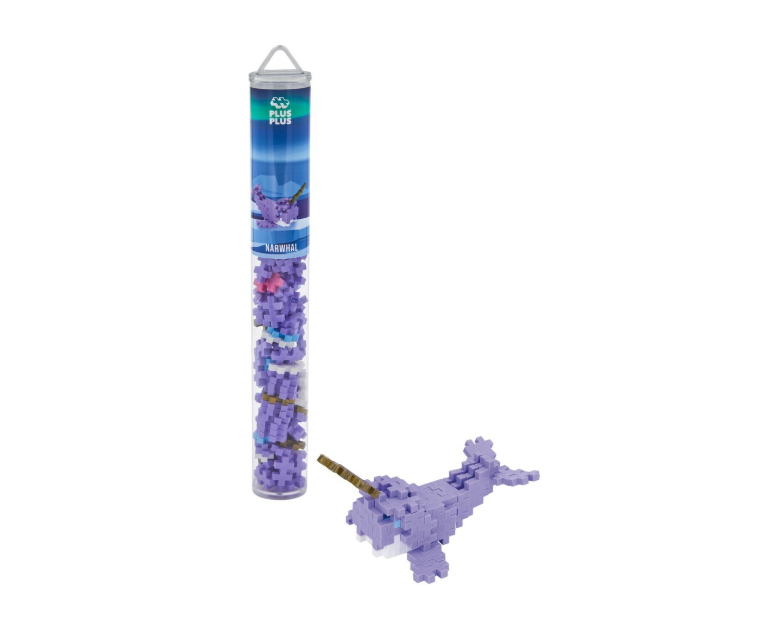Plus-Plus Narwhal walvis : 100 stuks (4239)