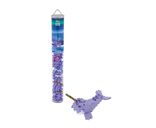 Plus-Plus Narwhal walvis : 100 stuks (4239)
