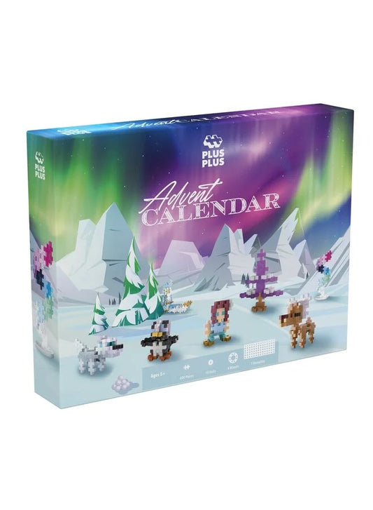 Plus Plus - Advent calendar - Santa's Northern Lights Adventure PRE ORDER
