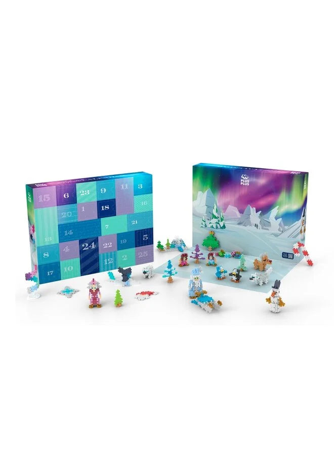 Plus Plus - Advent calendar - Santa's Northern Lights Adventure PRE ORDER