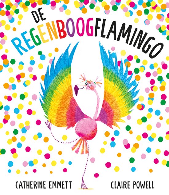 Prentenboek: De regenboogflamingo 3+