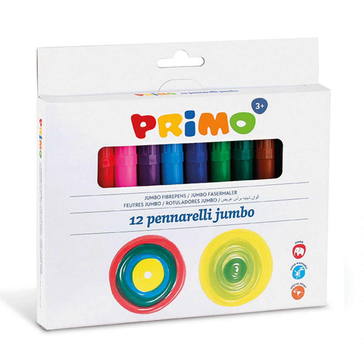 Primo - Set van 12 jumbo viltstiften