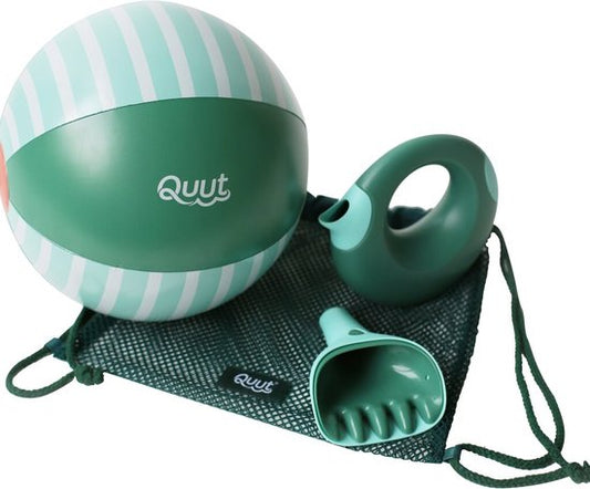 Quut strand/ tuin set garden green - 4-delig