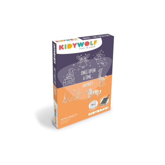 Kidywolf - REFIL voor KIDYDRAW-MINI Tekeningen ( extra kaarten)