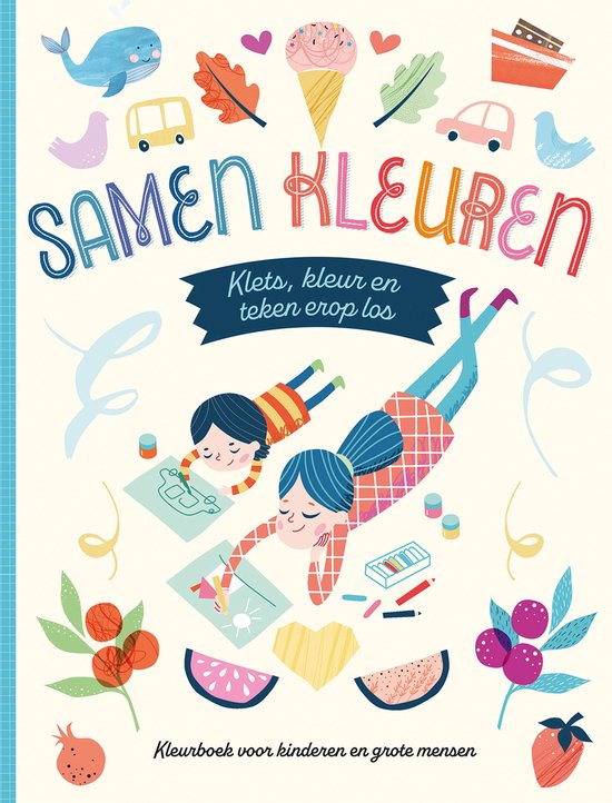 Samen kleuren - 3+ en volwassenen ( kleurboek)