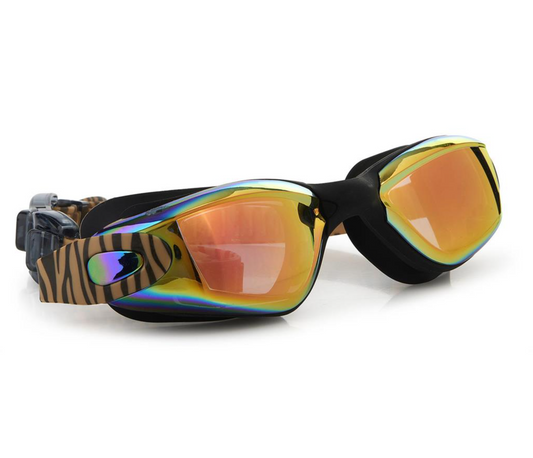 Bling2O Zwembril voor kinderen Eye Of The Tiger - Roar, zwart
