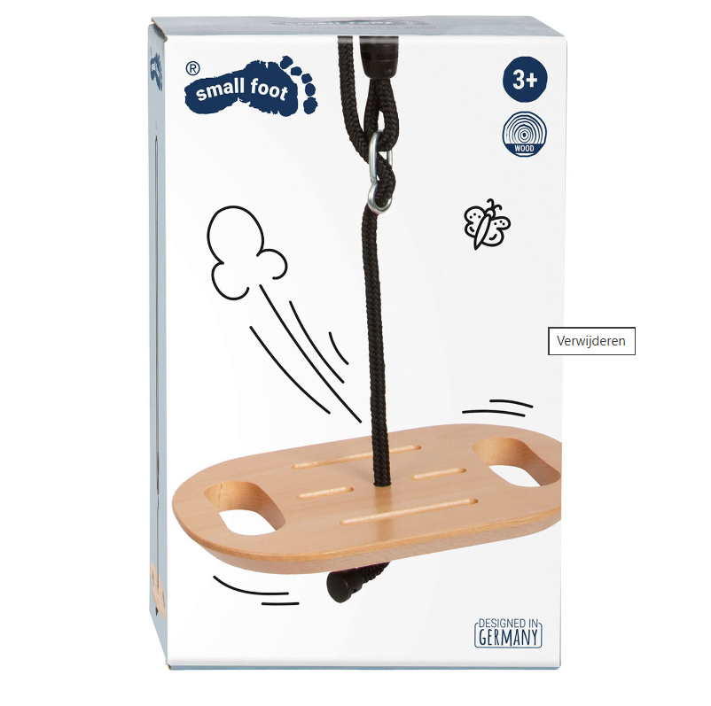 Small Foot - Houten Disc Schommel met Handgrepen (kan tot 100 kg gewicht )