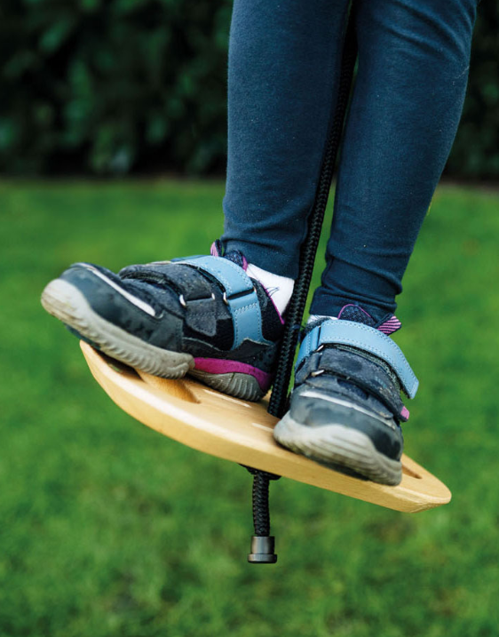 Small Foot - Houten Disc Schommel met Handgrepen (kan tot 100 kg gewicht )