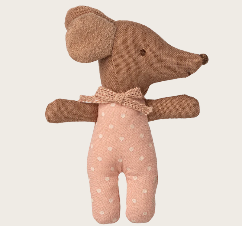 Maileg babymuisje in luciferdoosje - Rose