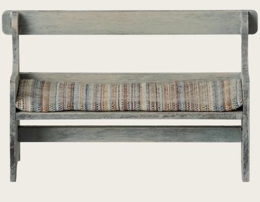 Maileg Bench, Mouse - Vintage off white
