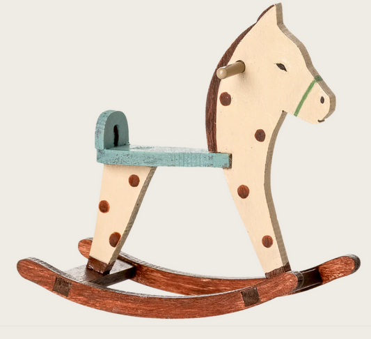 Maileg Rocking horse/ Schommelpaard Mouse - Spotted
