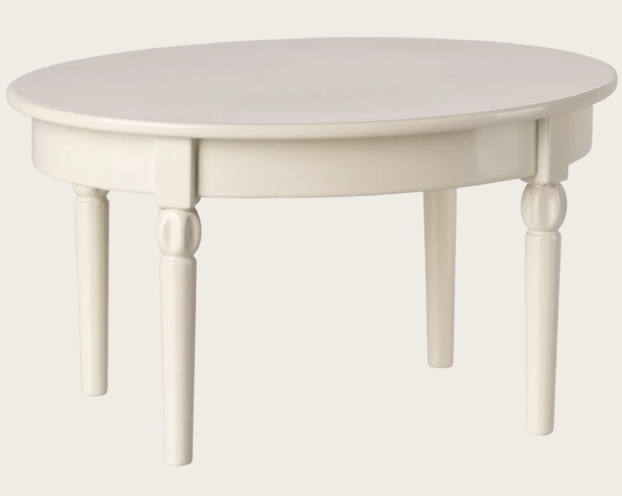 Maileg Vintage dining table, Mouse - Off white