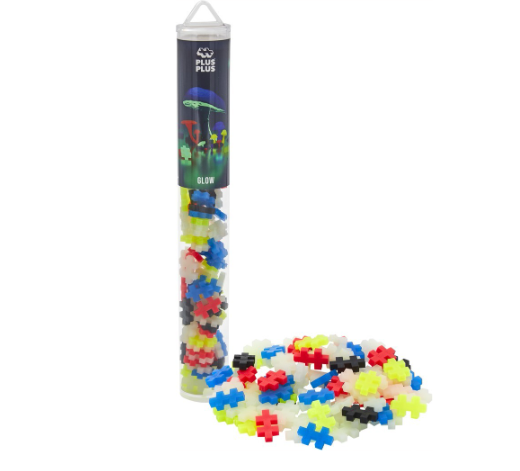 Plus-Plus Tube glow in the dark: 100 stuks (4282)