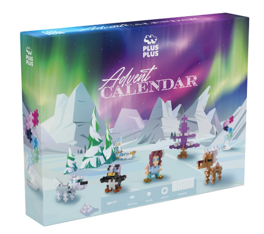 Plus-Plus Advent Calendar - Santa's Northern Lights Adventure (4337)