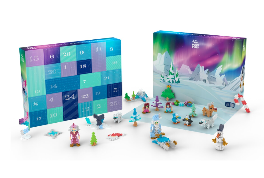 Plus-Plus Advent Calendar - Santa's Northern Lights Adventure (4337)