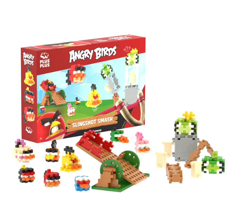 Plus-Plus Angry Birds Slingshot Smash - 300 Stuks (4432)