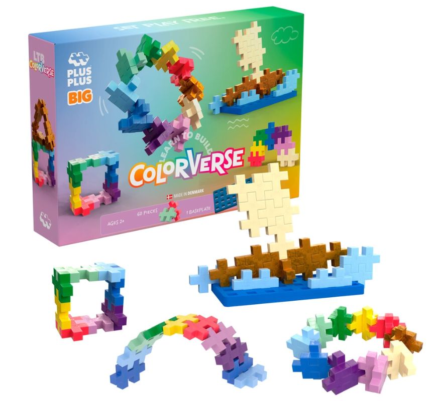 Plus-Plus Big Learn To Build - Colorverse Big (3998)
