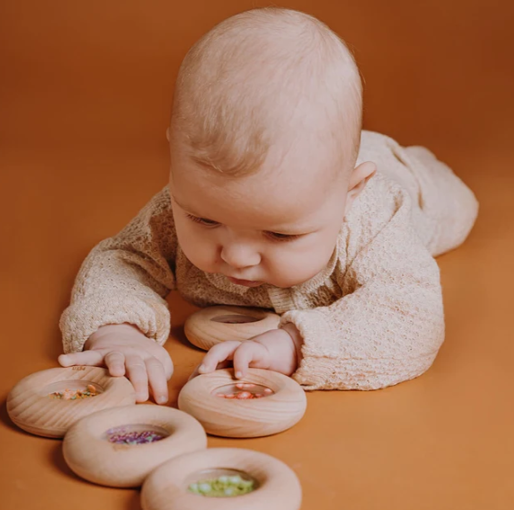 Petit Boum sensorische donut Paars