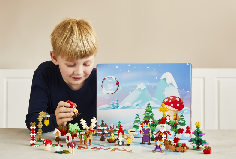 Plus-Plus Advent Calendar - Santas world Christmas (3973)