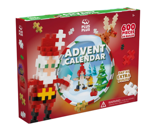 Plus-Plus Advent Calendar - Santas world Christmas (3973)
