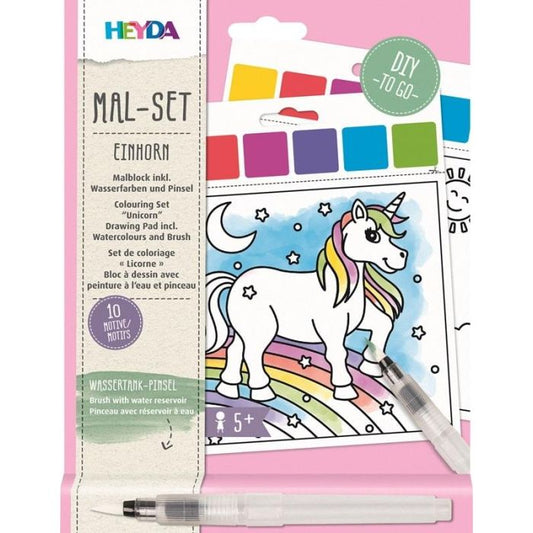 Schilderen met waterpen Eenhoorn