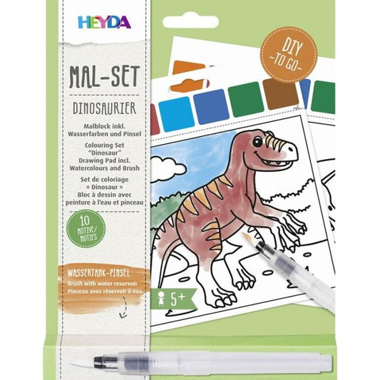 Schilderen met waterpen Dino