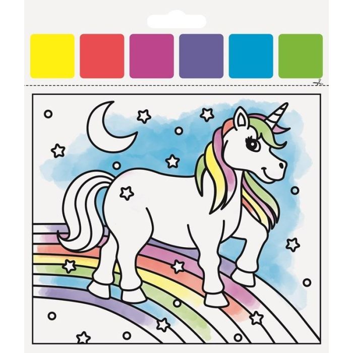Schilderen met waterpen Eenhoorn