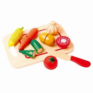 Snijset - Groenten - 8 stuks - op snijplank - New Classic Toys