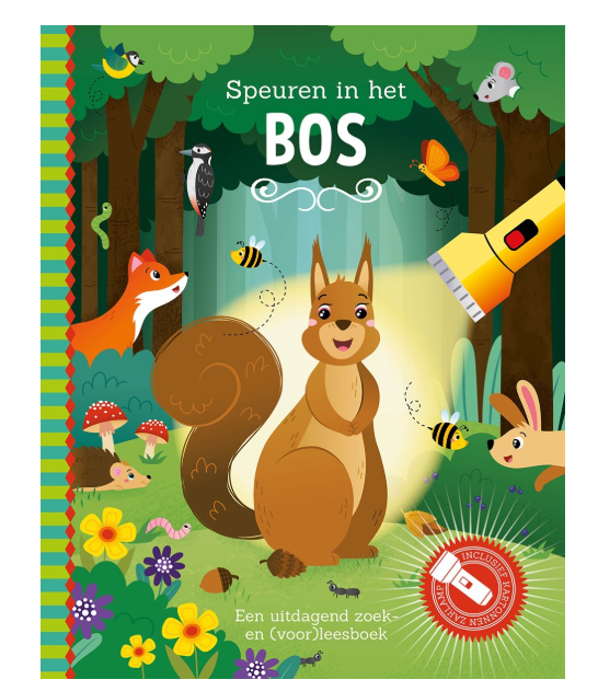 Zaklampboek - Speuren in het bos