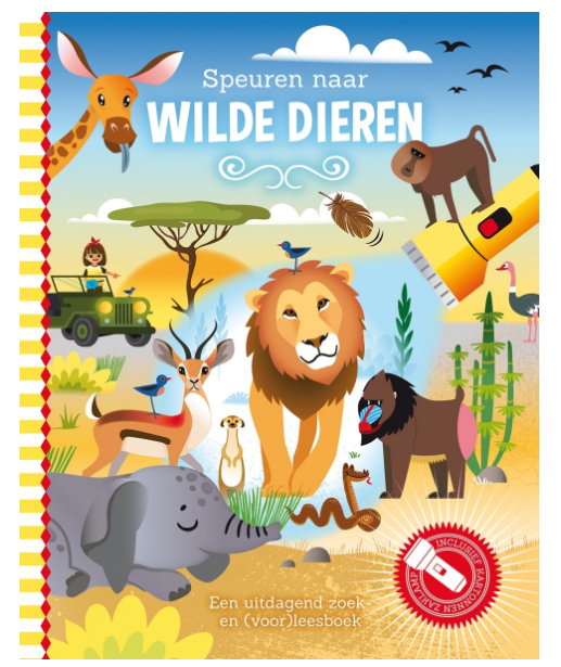 Zaklampboek - Speuren naar Wilde Dieren