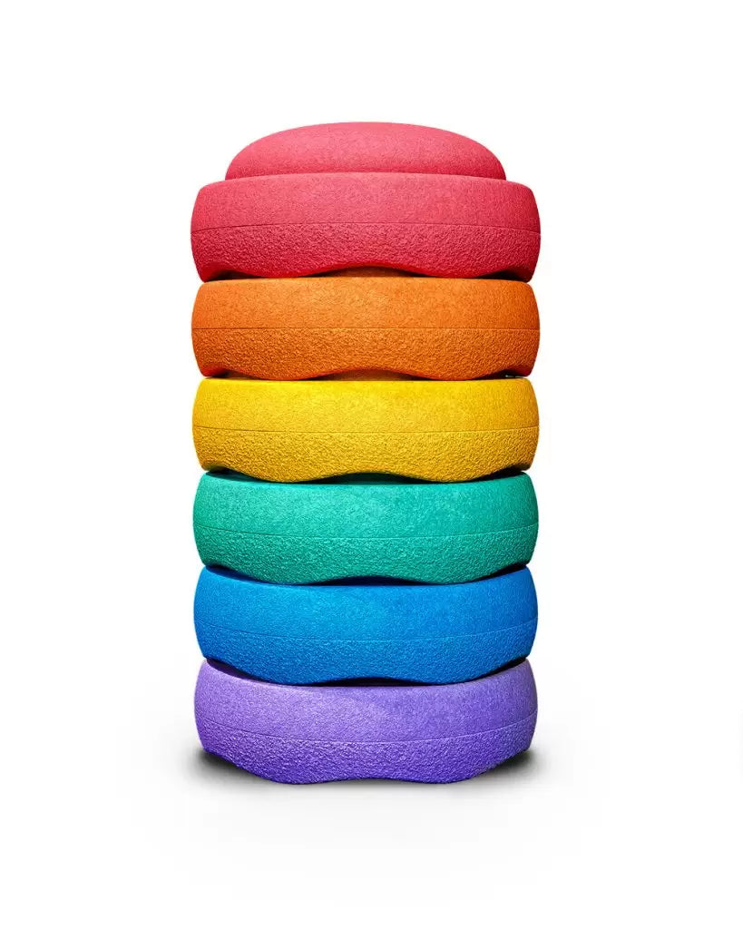 MINI Stapelstein Rainbow Classic 6 stuks