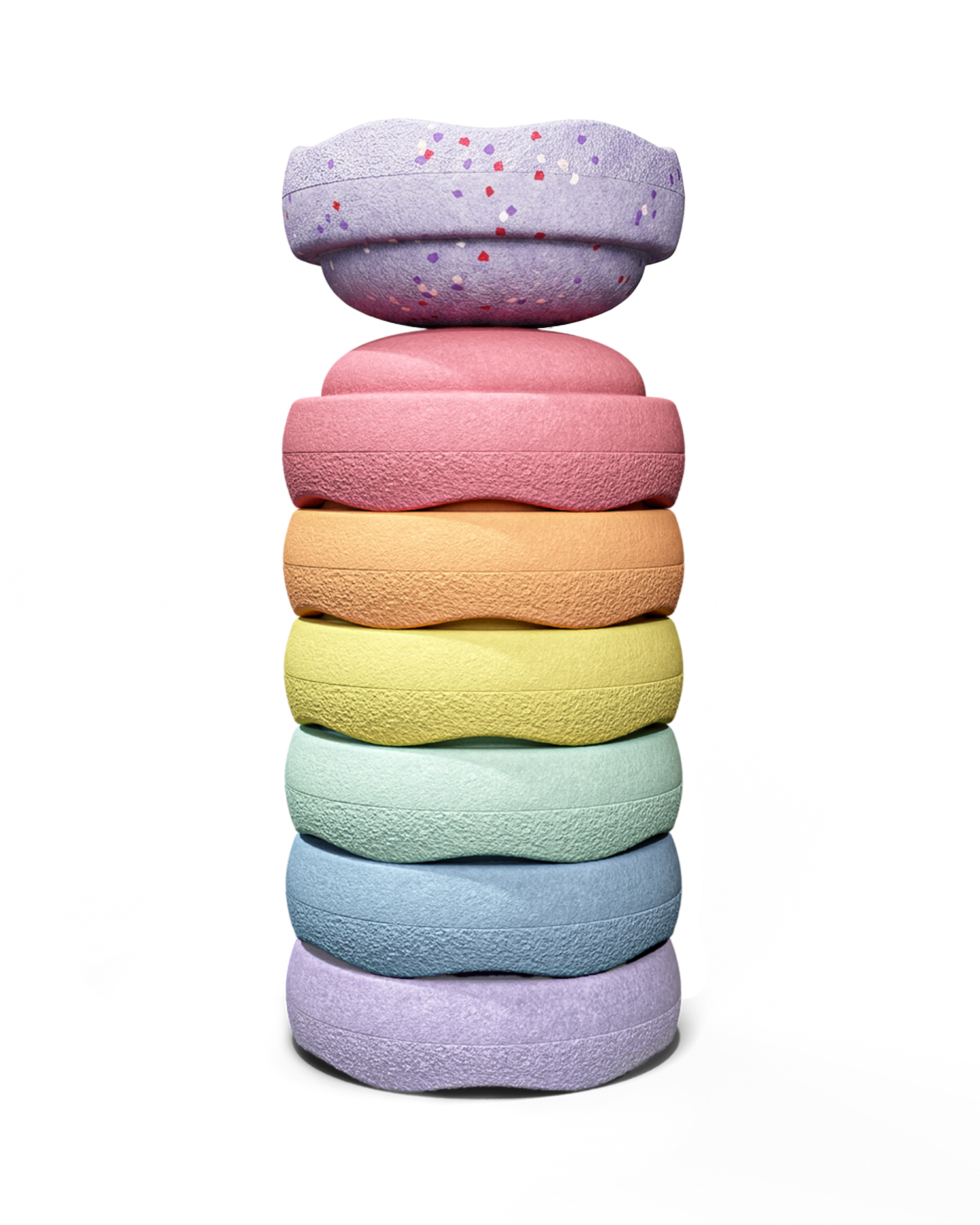 MINI Stapelstein Winter Special Mini rainbow pastel 6+1