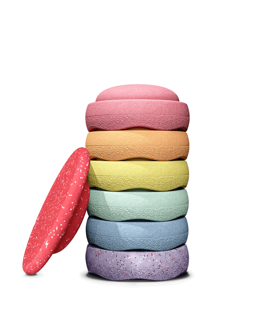 Stapelstein Winter Actie Special Rainbow Set Pastel