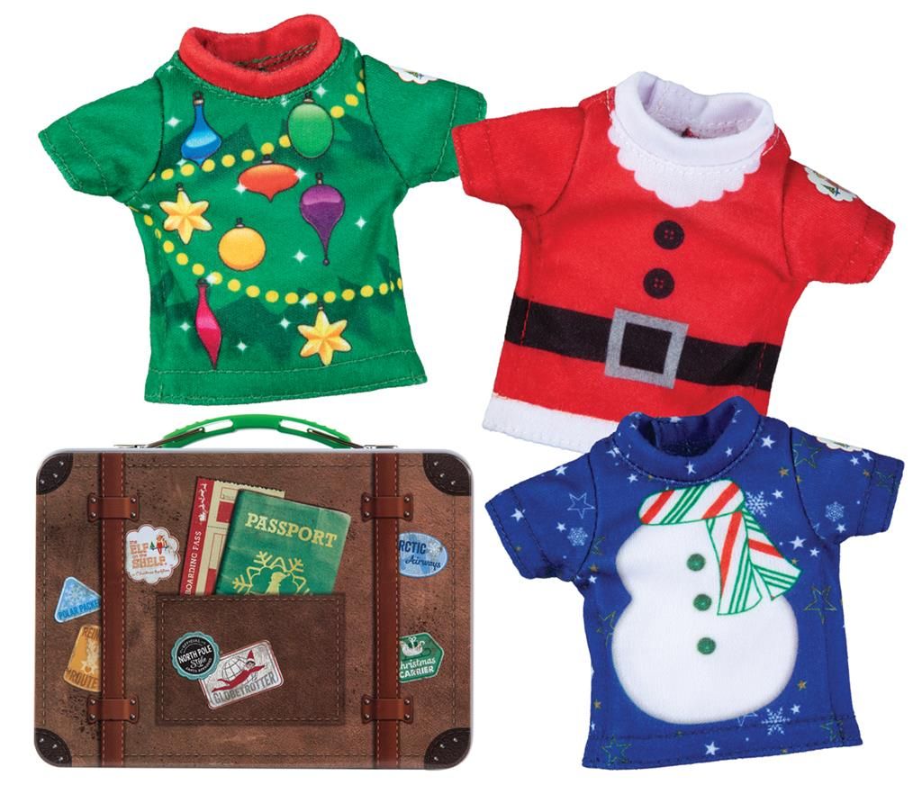 The Elf On The Shelf  |  Kersttruien Set 3 stuks in metalen koffer