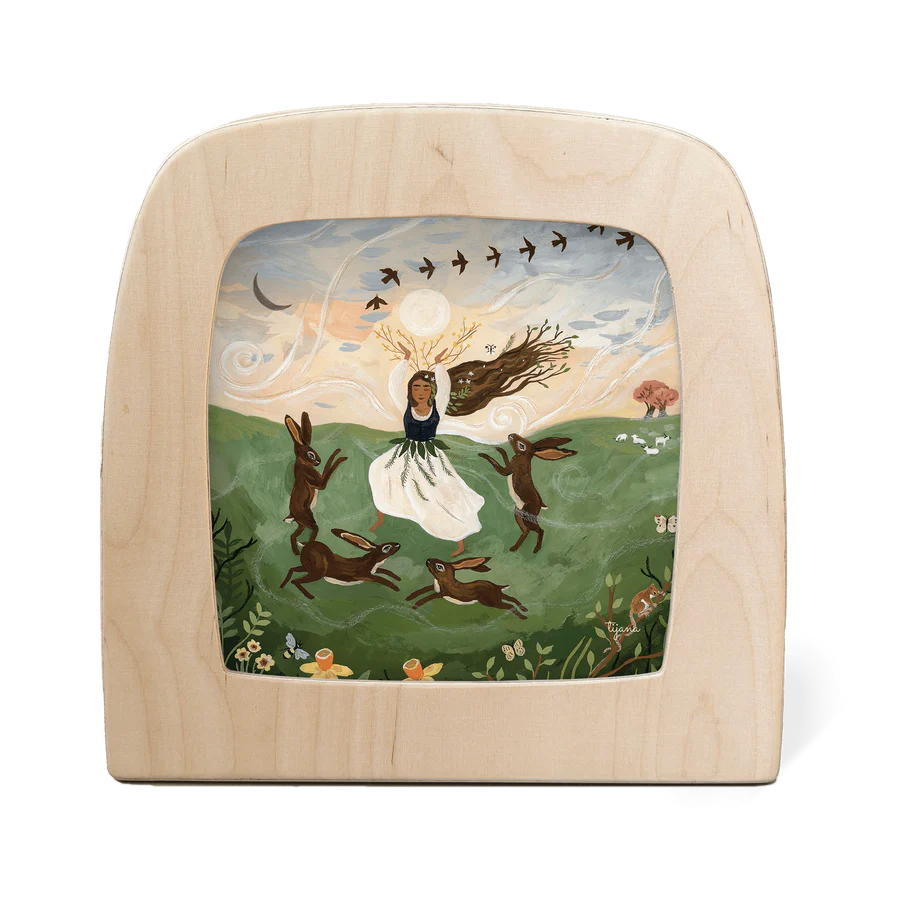 Toverlux Tijana Draws -Dancing with Hares Silhouette Seizoensplaat
