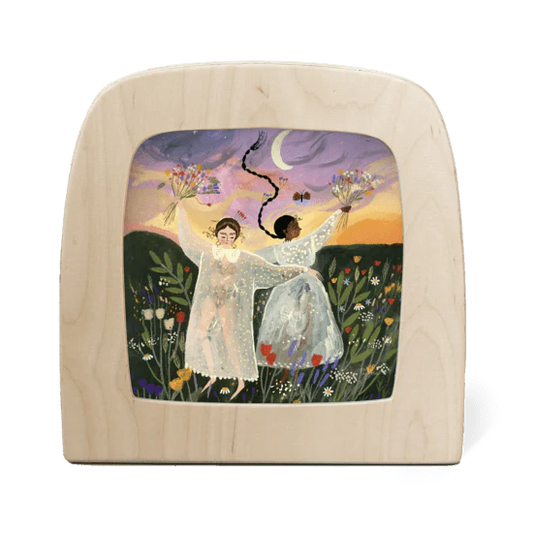 Toverlux Tijana Draws - Wild Flowers Silhouette Seizoensplaat