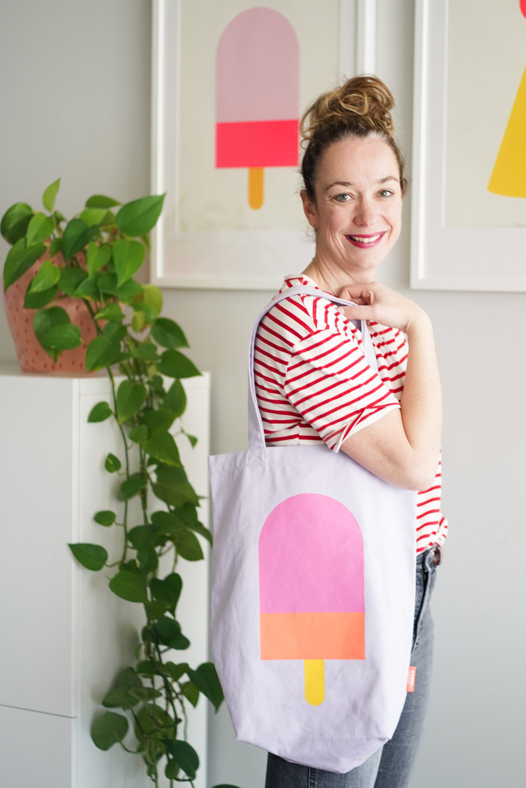 ENGELpunt - Tote bag Lilac Joy