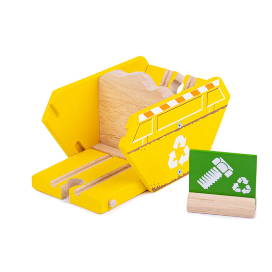 BigJigs - Trein accessoire Recycling Container